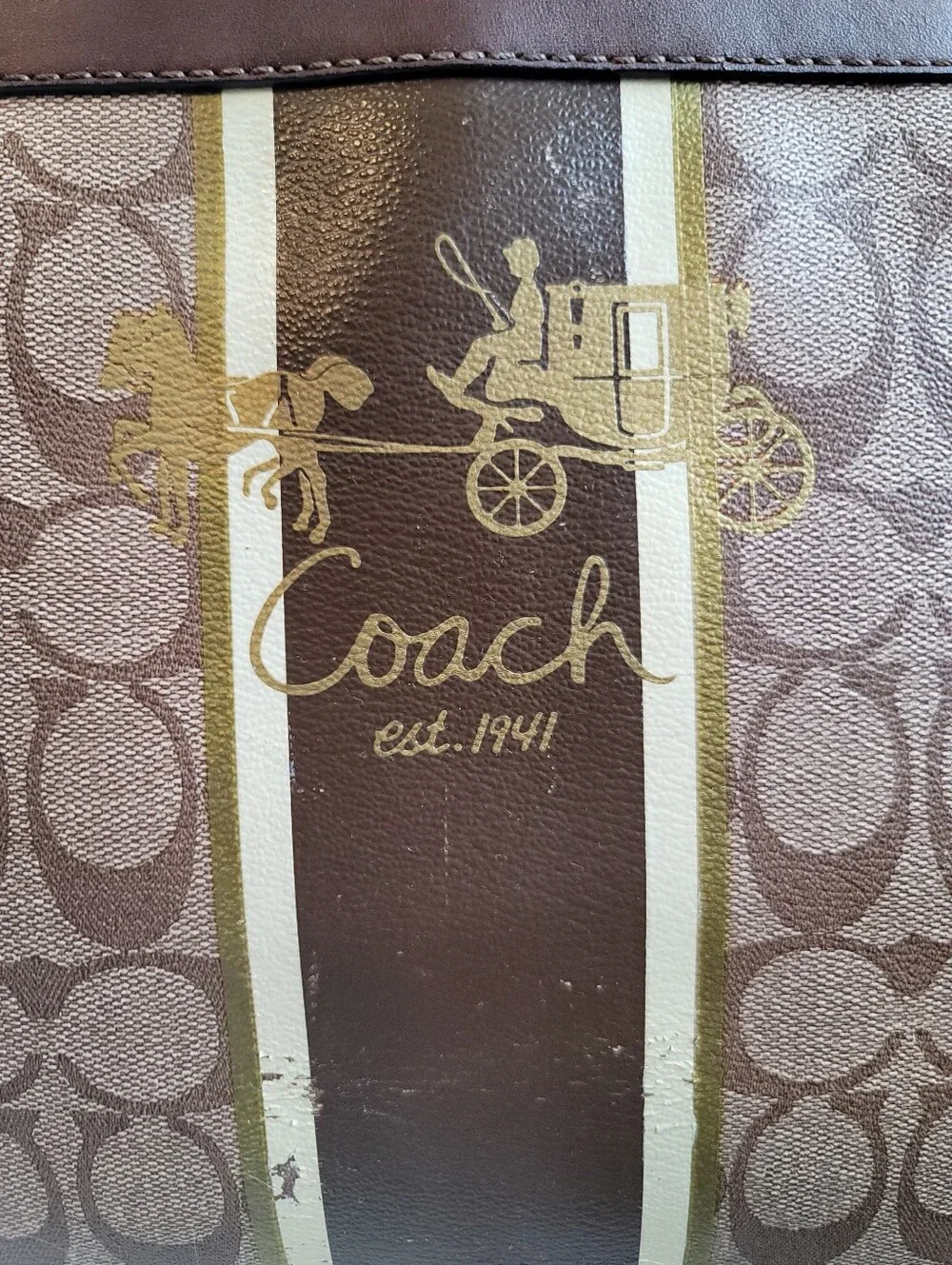 Coach diaper bag